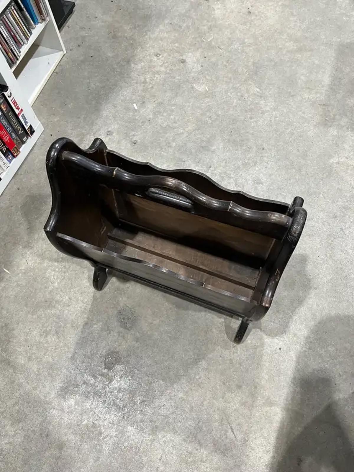 Wooden Magazine Rack
