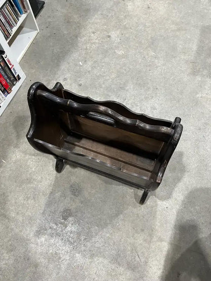 Wooden Magazine Rack
