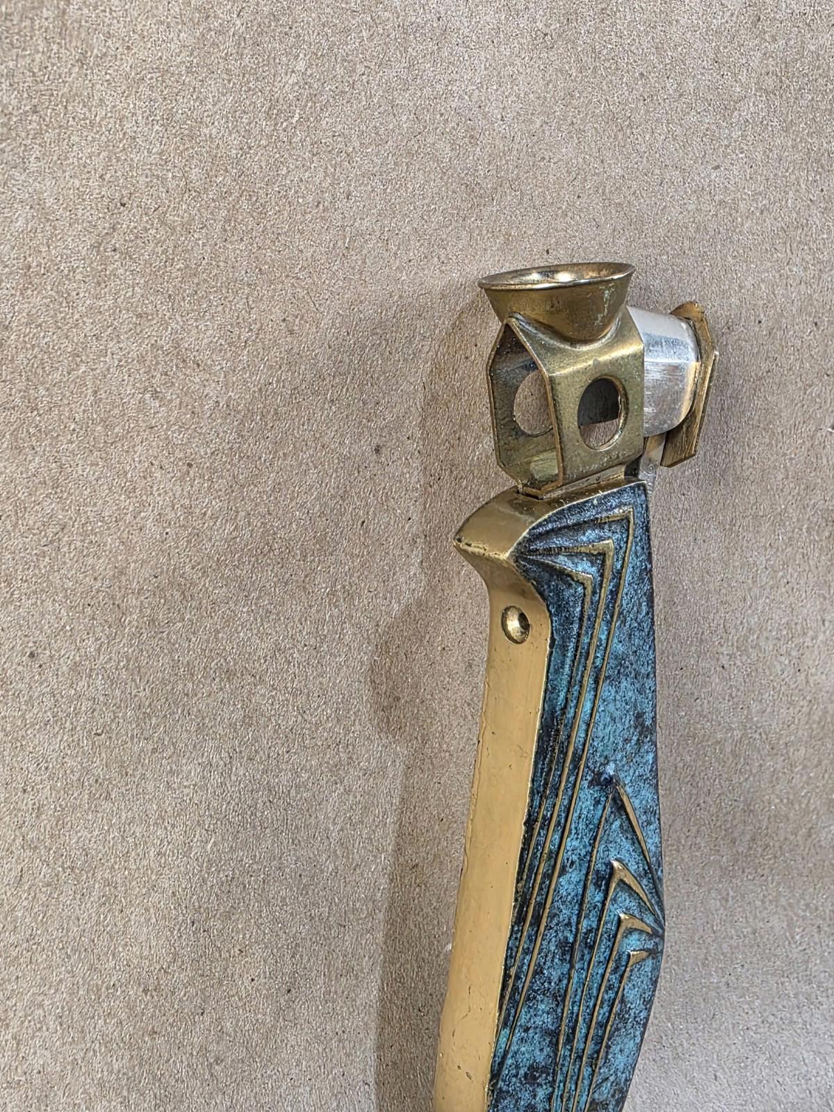 Heavy Brass Cigar Cutter PFEILRING | Vintage German Guillotine Cigar Cutter