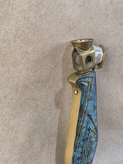 Heavy Brass Cigar Cutter PFEILRING | Vintage German Guillotine Cigar Cutter