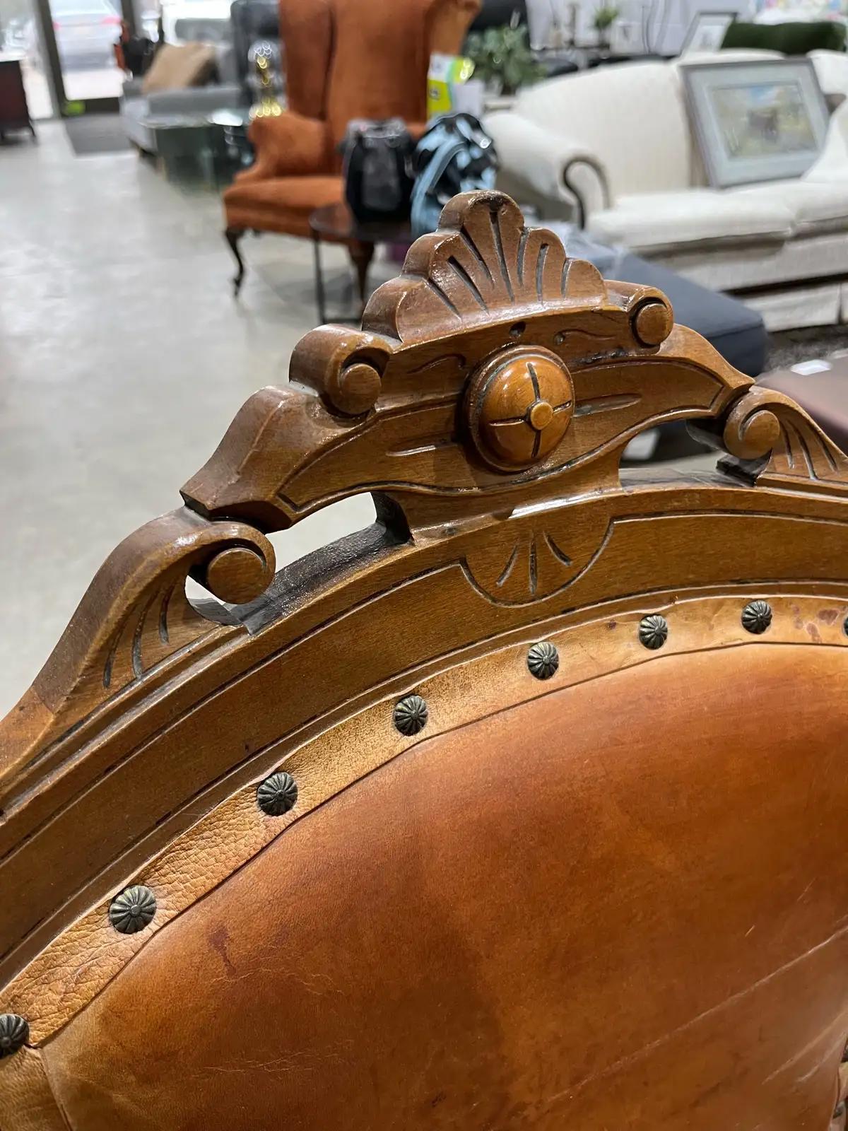 Leather Accent Chair