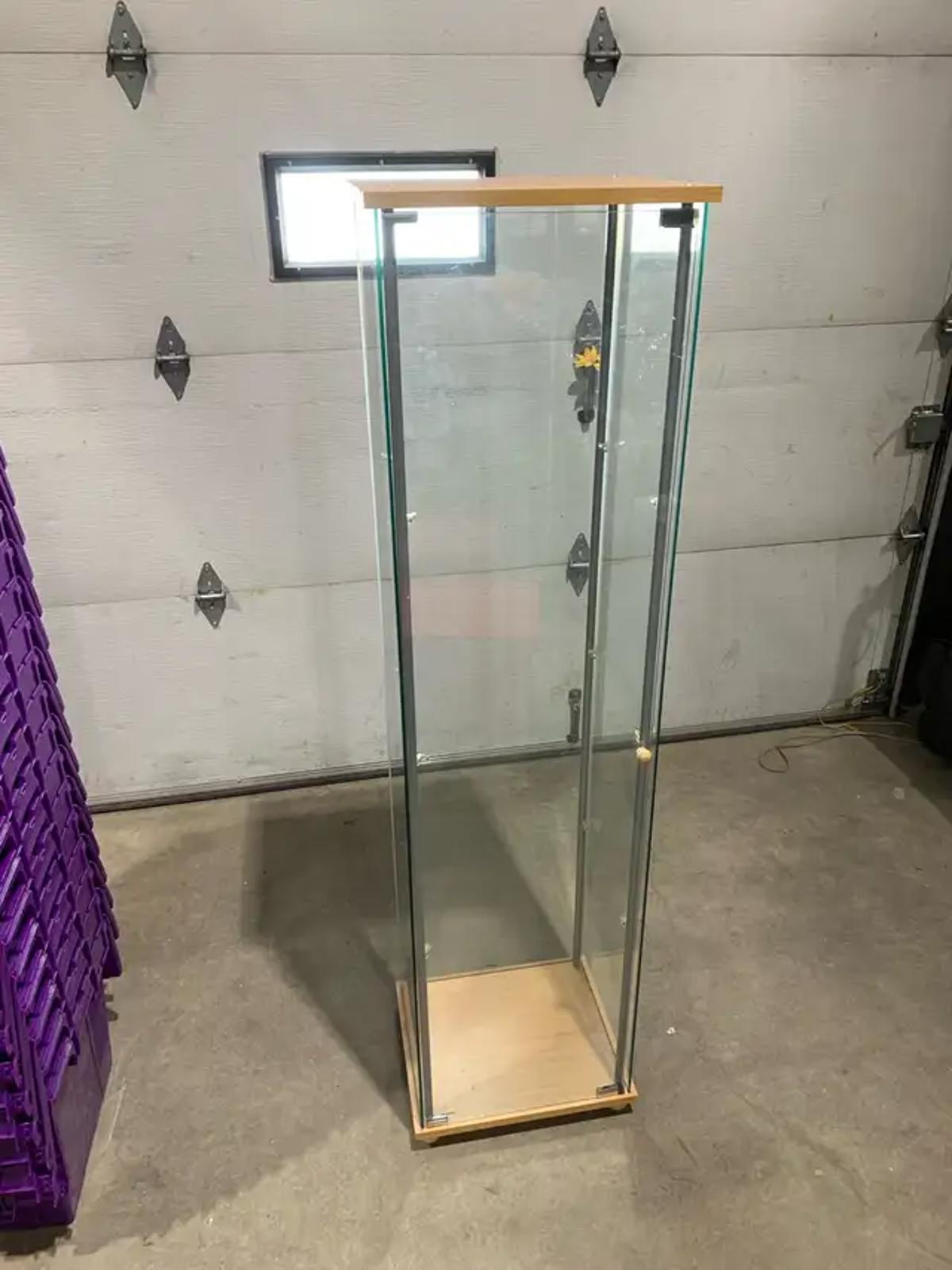 IKEA Glass Display Case -No Shelves