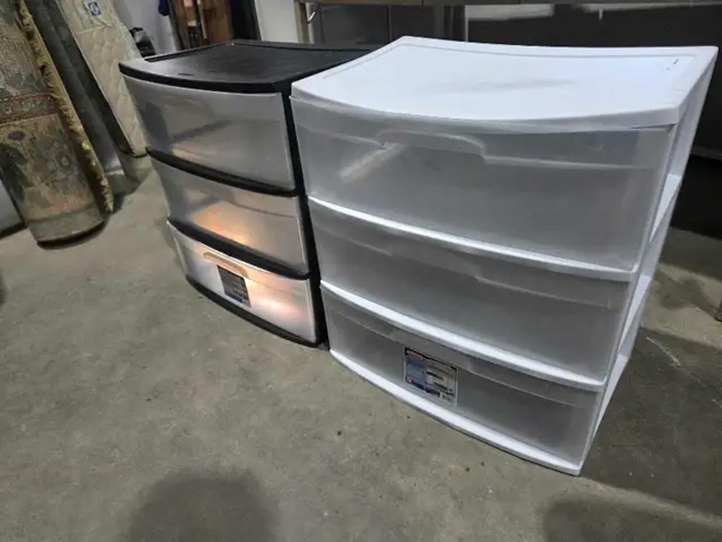 Sterilite Storage Drawers - 2 Available