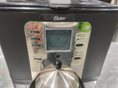 Good Condition Oster 12 Cup Programmable Coffeemaker 3307-33 Tested Works Black