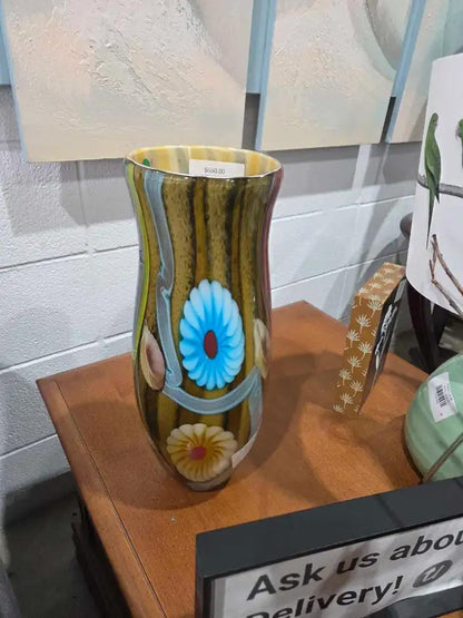 Murano Art Glass 15" Vase