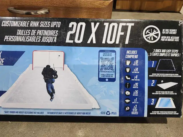 Patinoire en kit 20x10