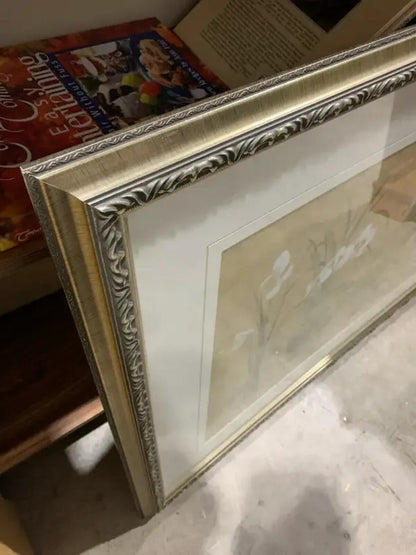 Cheri Blum Framed Orchid Floral Art 41”