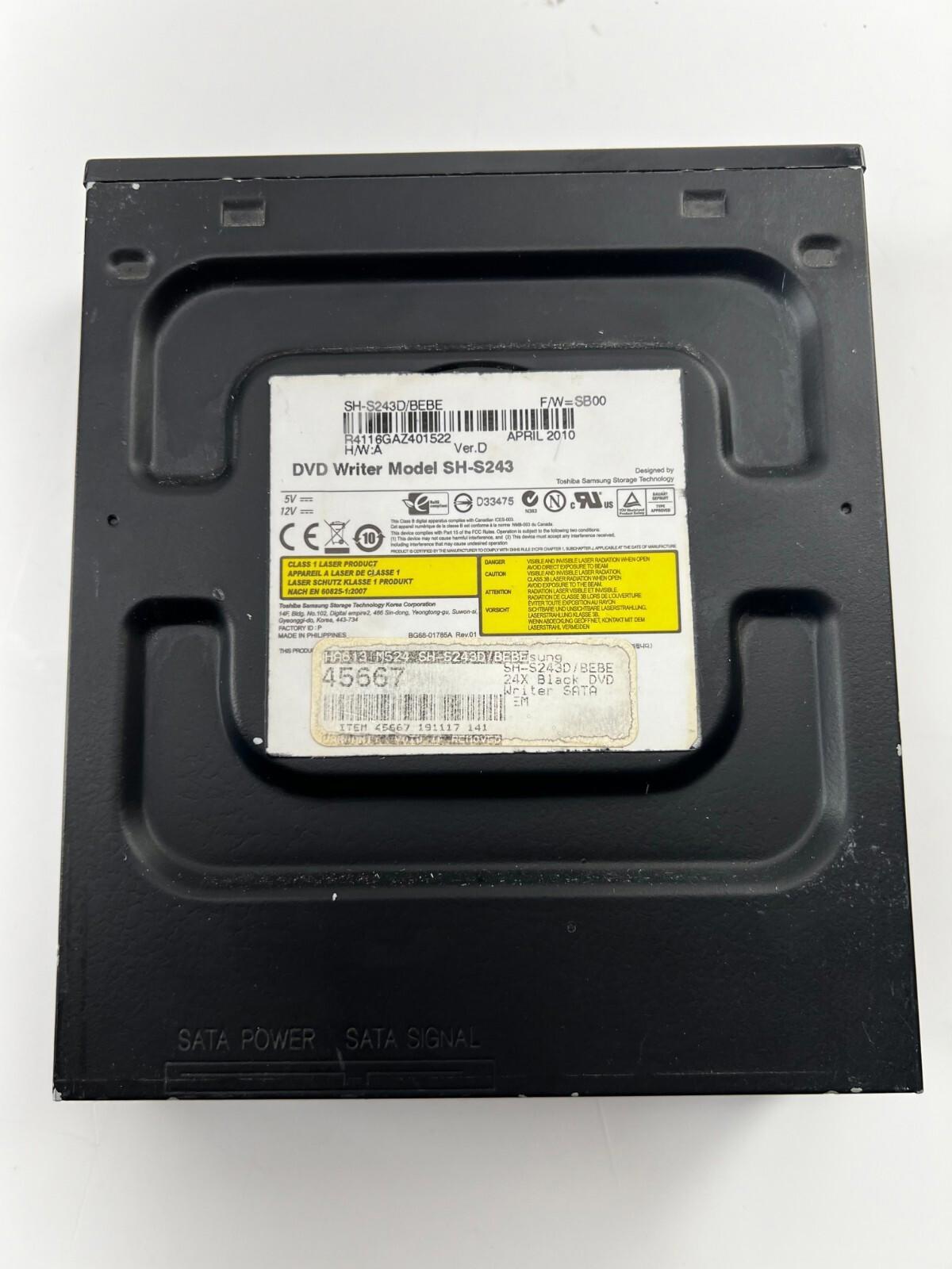 TOSHIBA SAMSUNG DVD WRITER SH-S243
