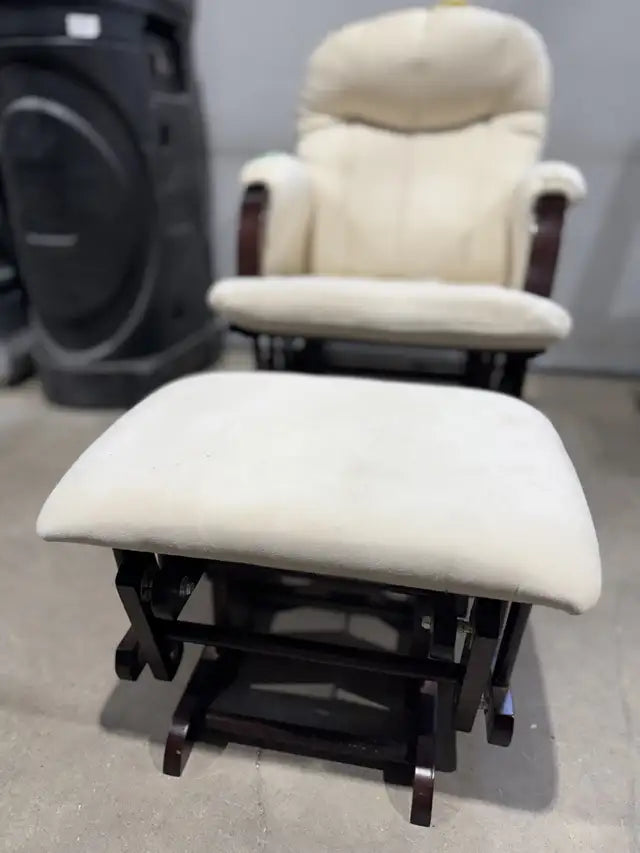 Storkcraft Glider and Ottoman
