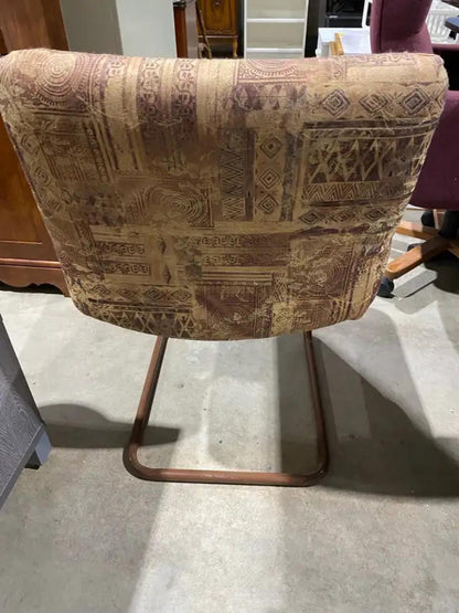 Mid-Century Patterned Chair