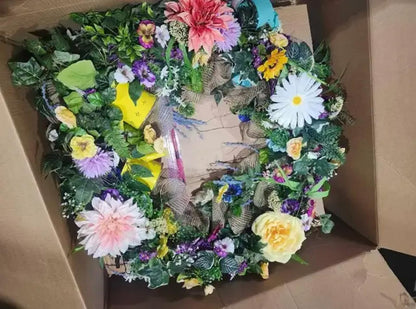 Decorative Floral Wreaths - Hand Made - 10 Available