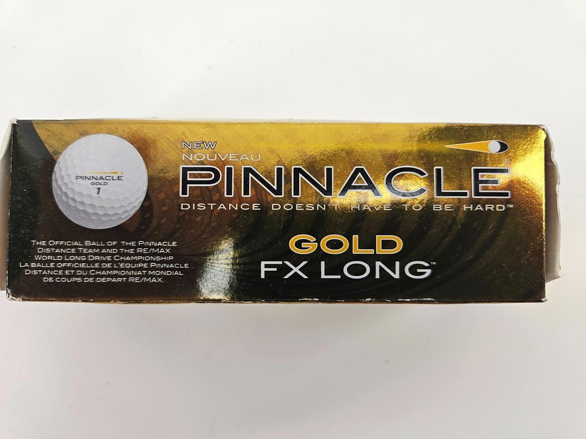 Balles de golf longues Finnacle Gold FX - Lot de 3