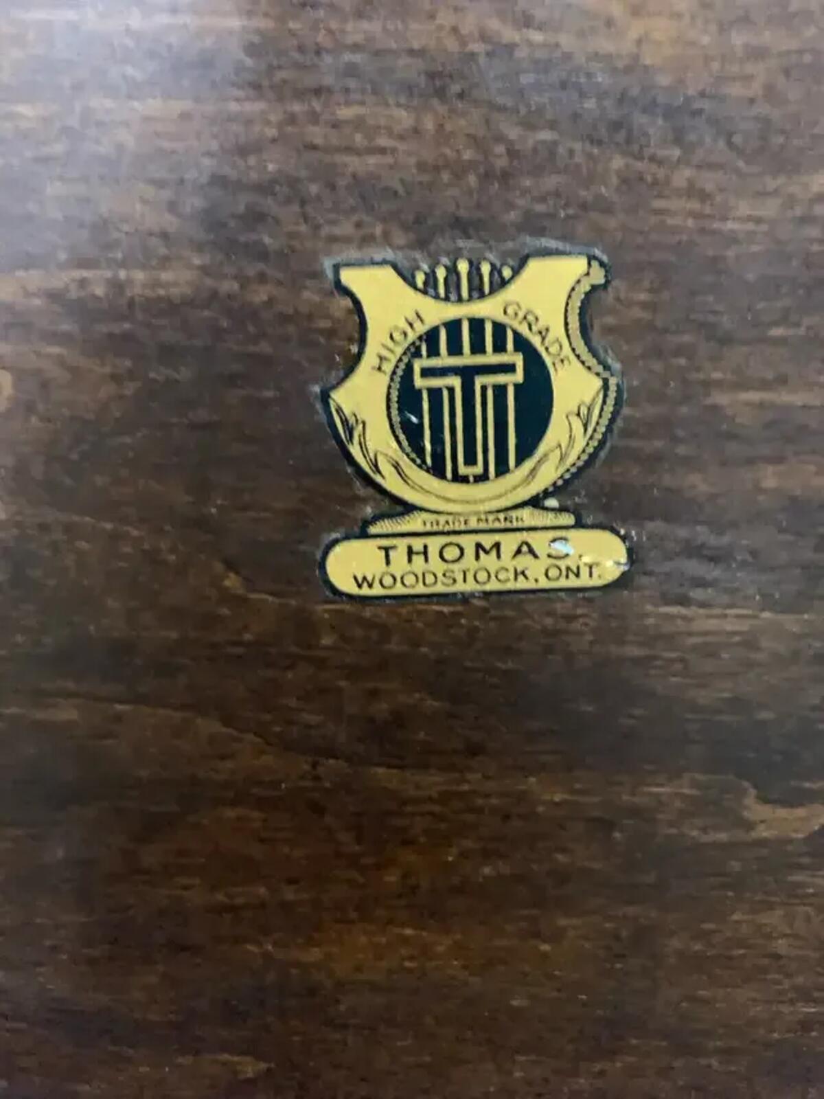 Antique Thomas K.D Piano Bench