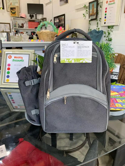 Stokes Picnic Backpack with dinnerware