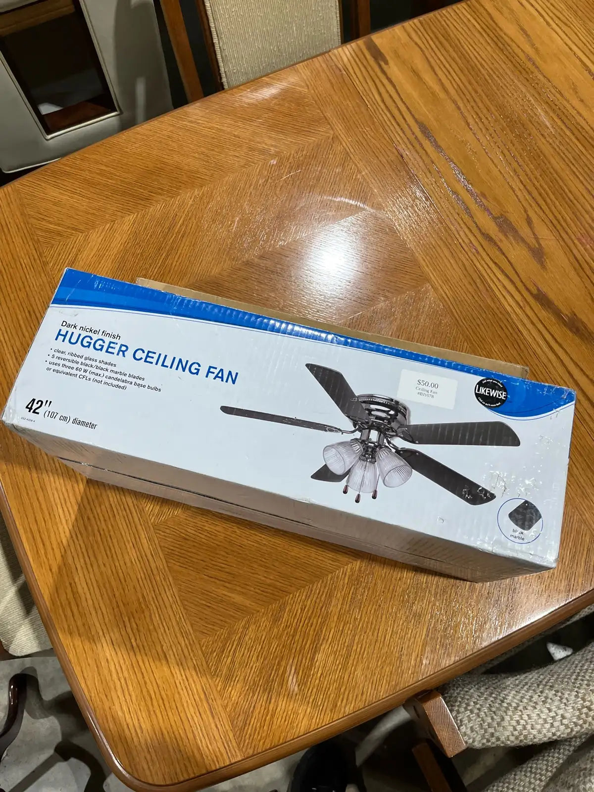 Brand new ceiling fan black