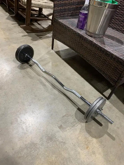 Curl Barbell with 40LB Weights