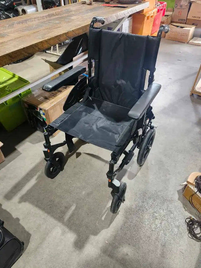Black Folding Wheelchair
