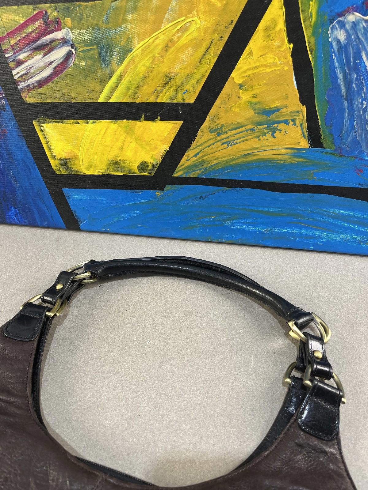 Vintage Y2K Handmade Leather Bag (Brown)