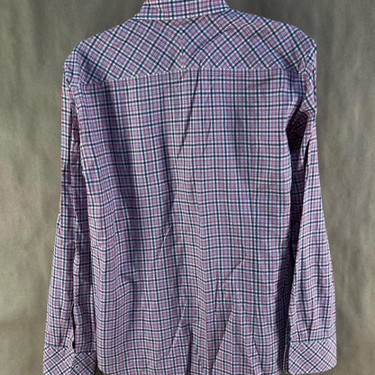 BOSS Men’s Purple Checkered Shirt (Size M)