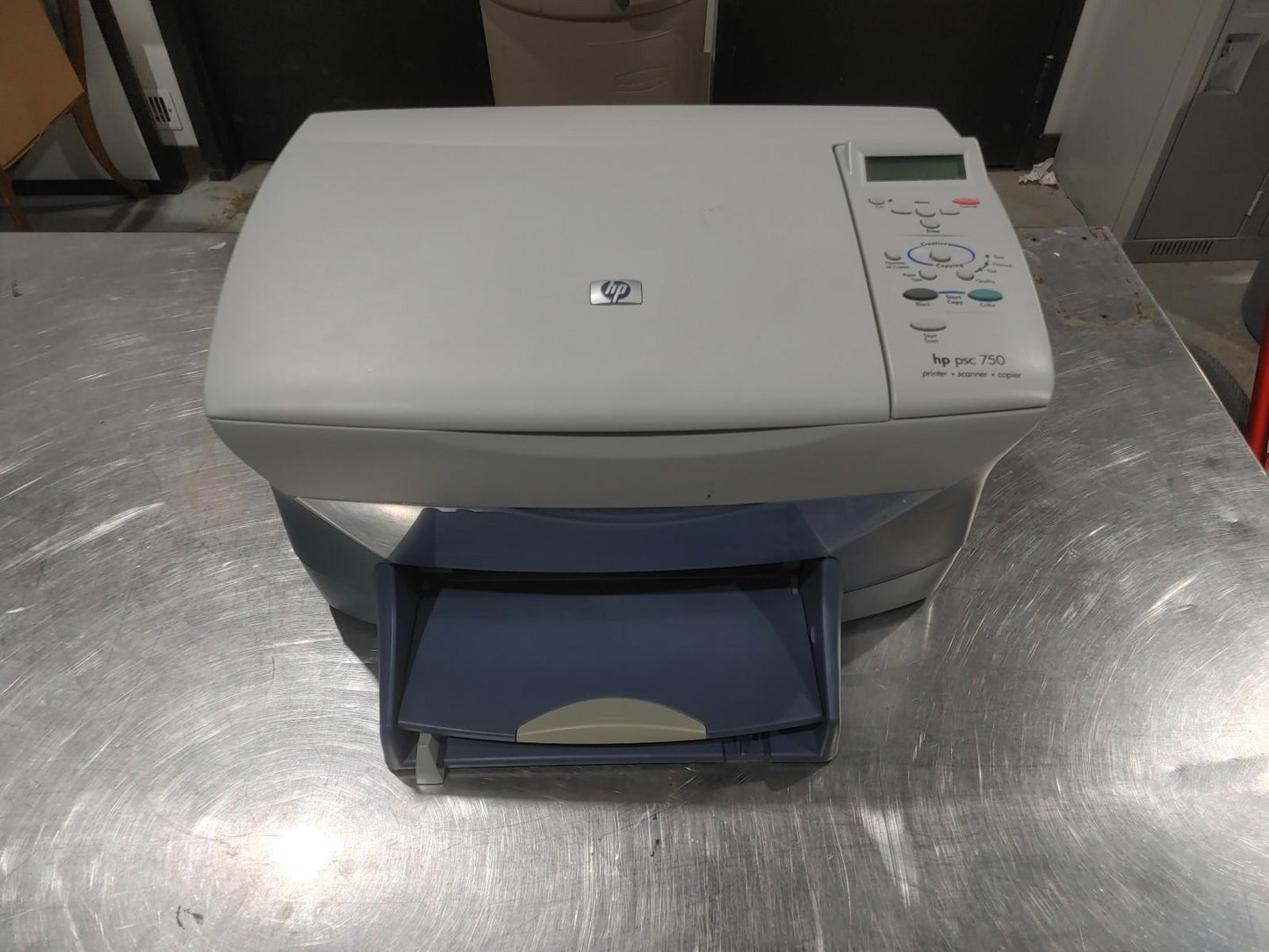 Good Condition HP PSC 750 All-in-one printer Tested Working Needs New Ink Grey
