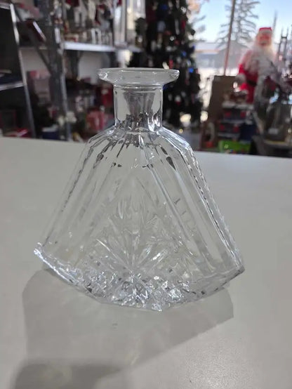 Crystal Glass Decanter - 11"
