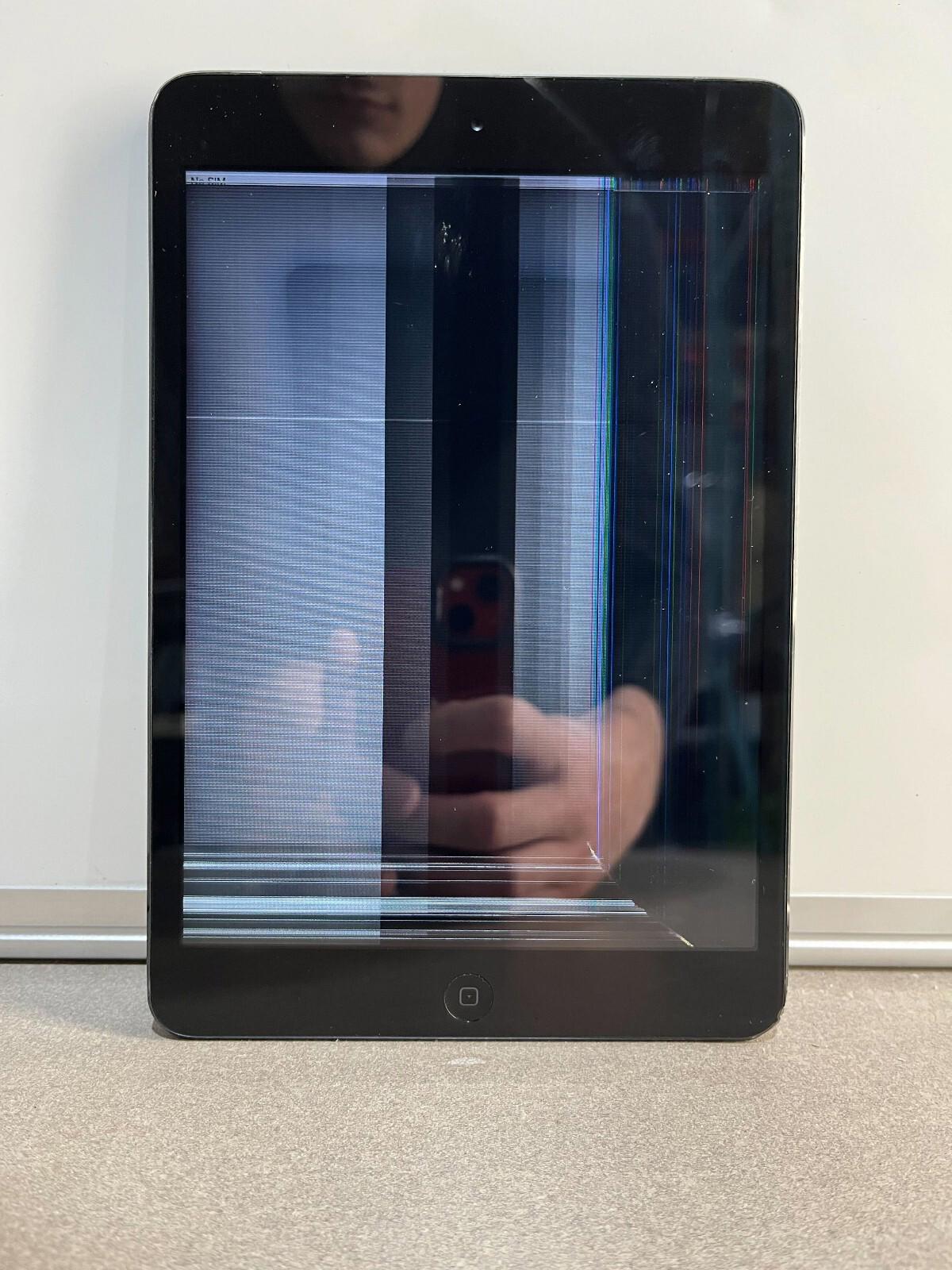iPad Mini 64GB Cellular Black A1455 Bad Screen