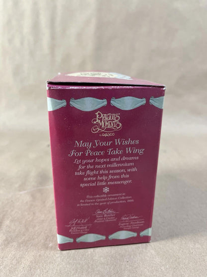 Precious Moments Ornament – May Your Wishes For Peace Take Wing (1999)