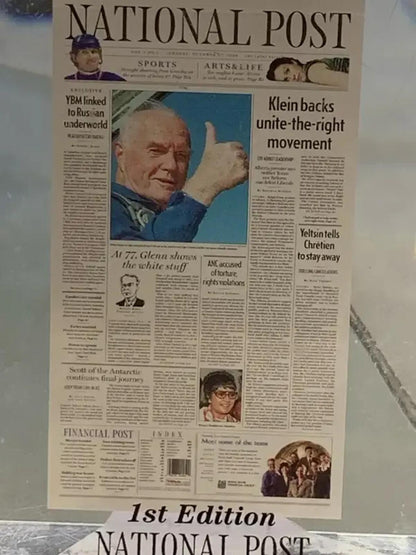 National Post 1st Edition Resign Paper Weight