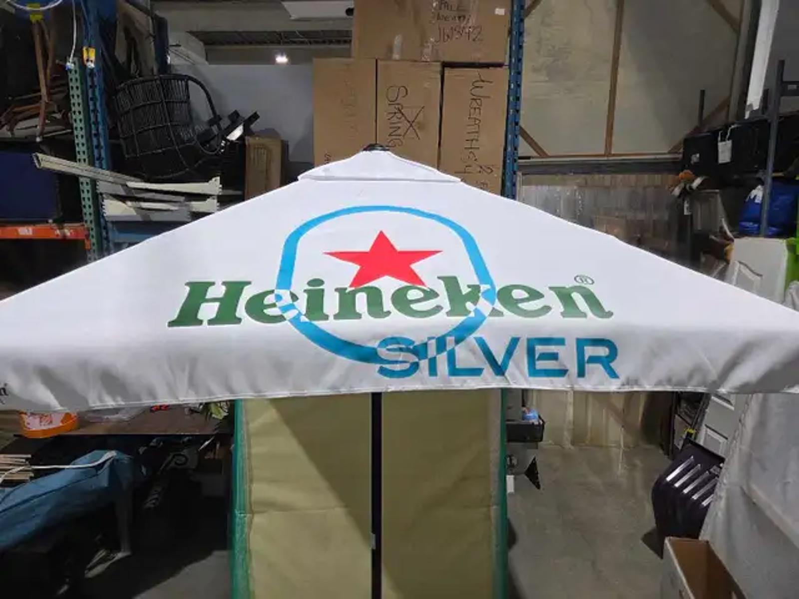 Large Heineken Patio Umbrella – Rebound Centre