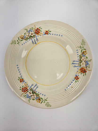 Vintage Deanna Ivory Ware England Dinner Plates 6"