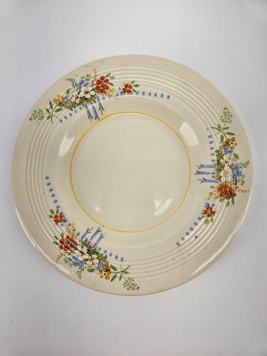 Vintage Deanna Ivory Ware England Dinner Plates 6"