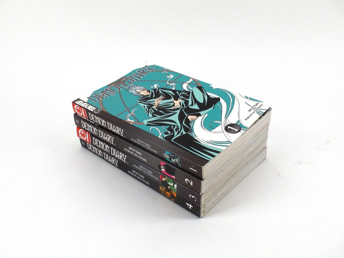 Demon Diary Manga LOT Volumes 1 - 4 Tokyo Pop