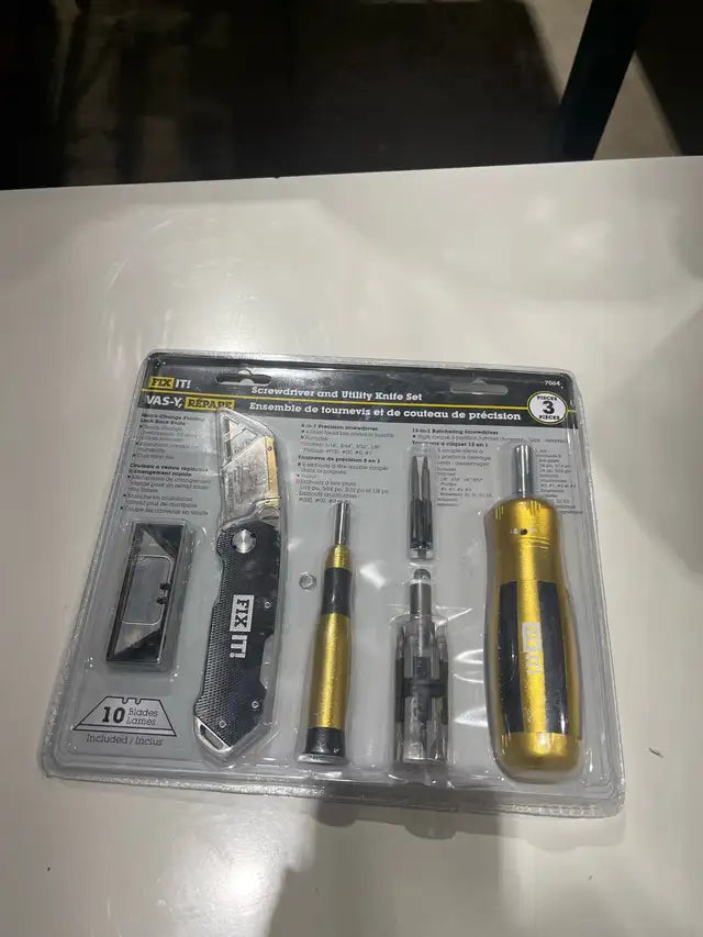FIX IT! Knife and Screwdriver Set