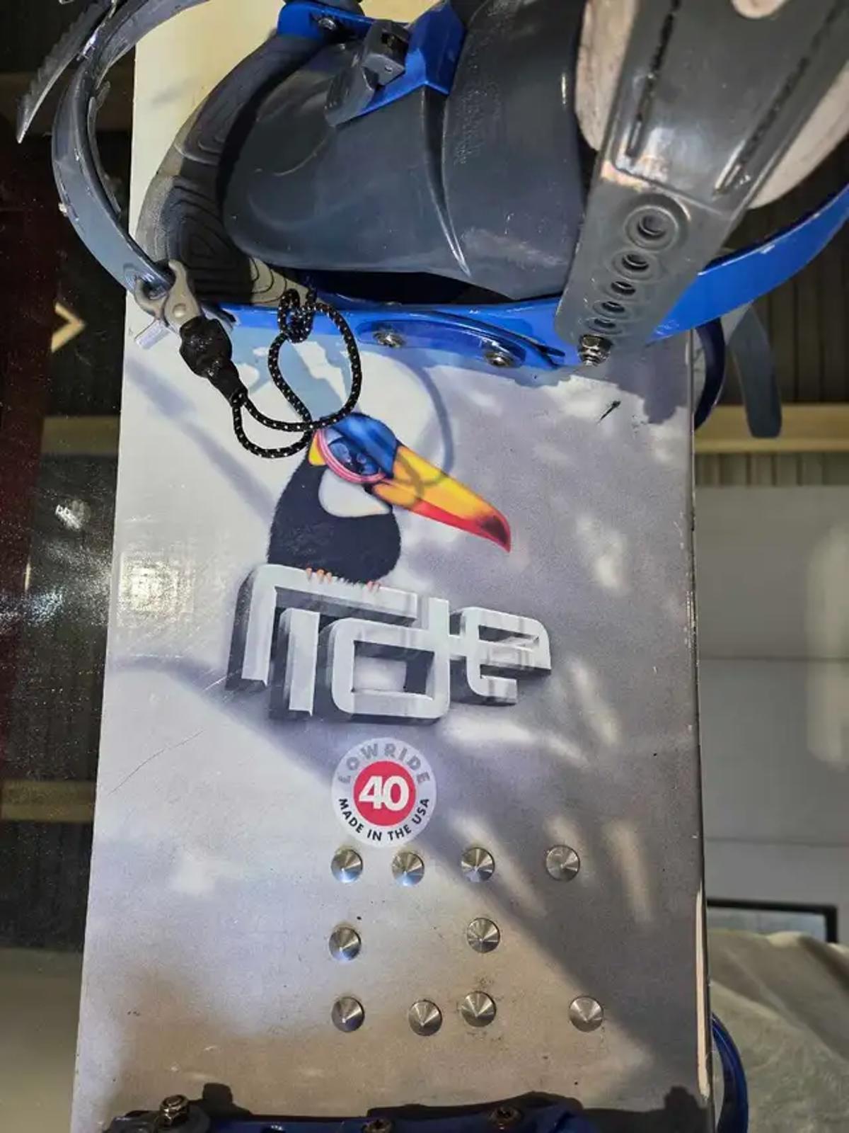 Ride 54" Junior Snowboard with Bindings