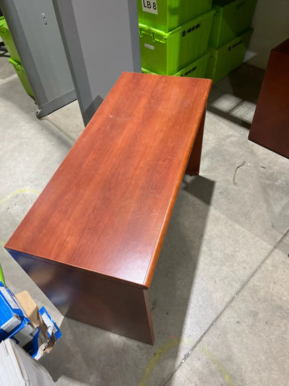 Solid wood office desk