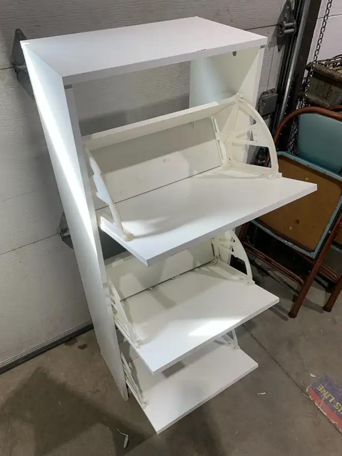 White IKEA Shoe Cabinet