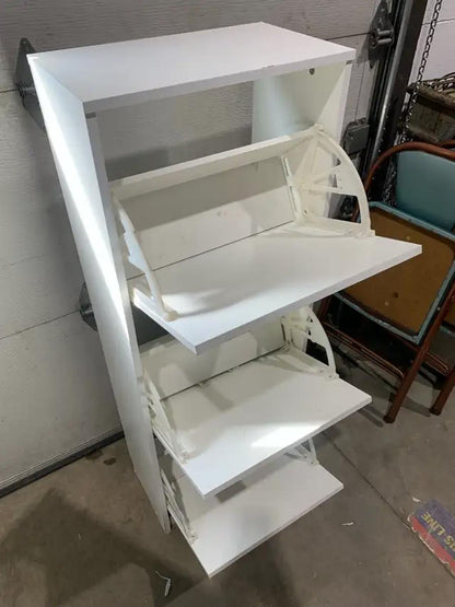 White IKEA Shoe Cabinet