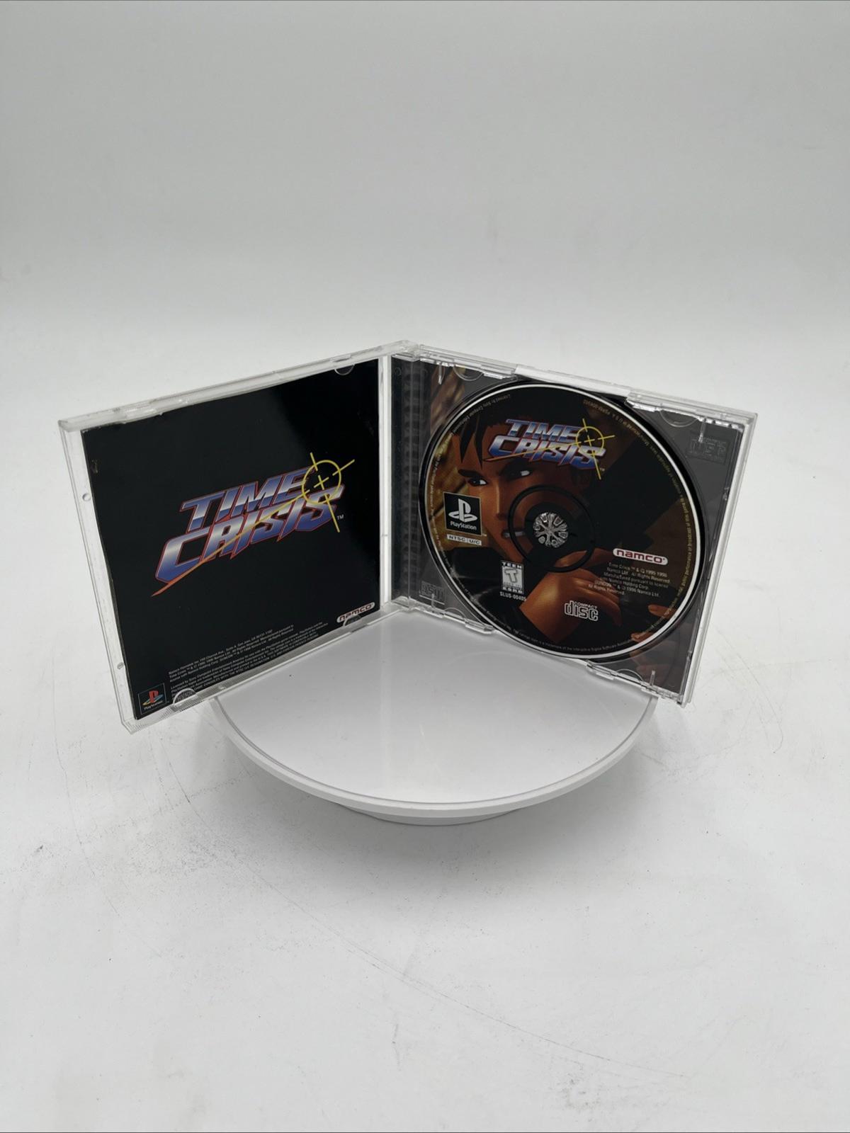 Time Crisis (1995) PS1 VIDEO GAME PlayStation Black Label