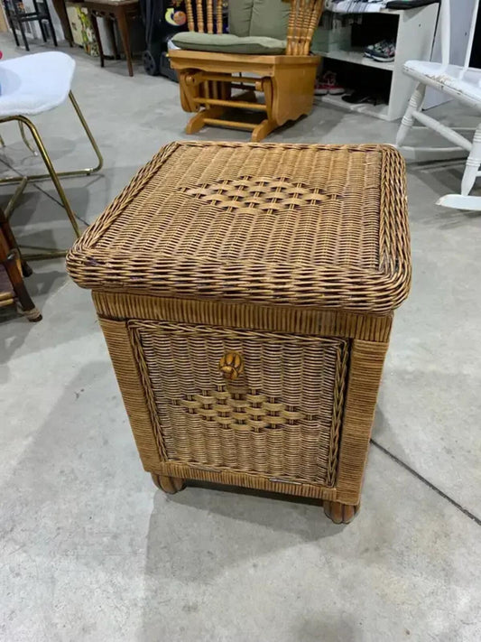 Wicker Side Table