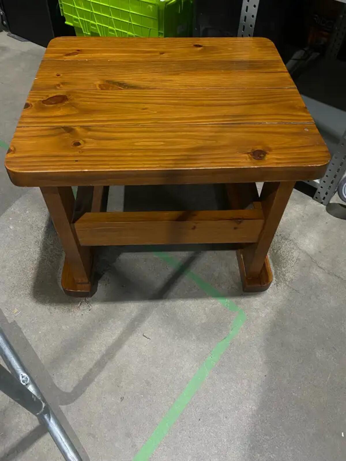 Solid Wooden Side Table
