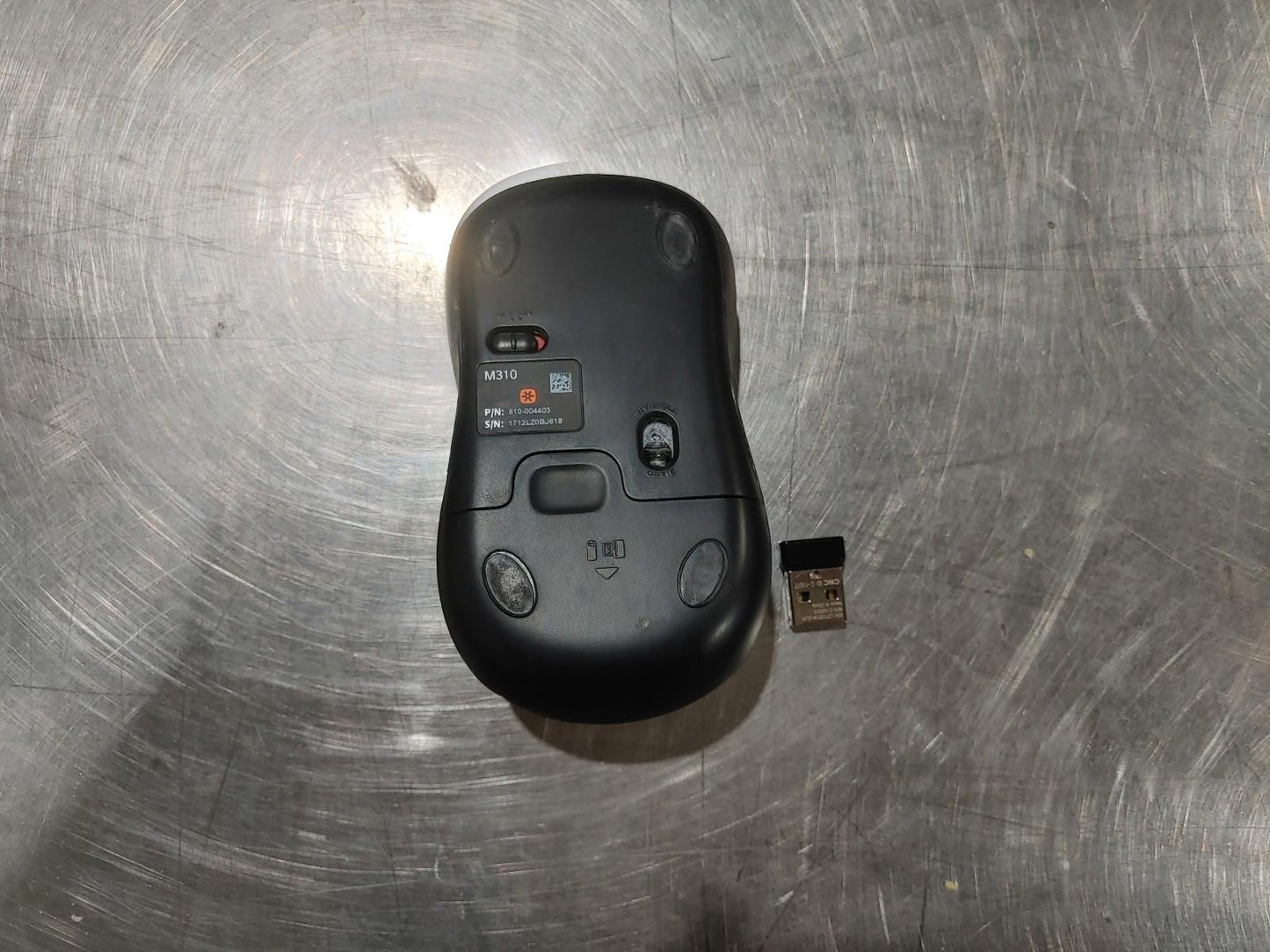 Logitech M310 Wireless USB Mouse Black - Fair