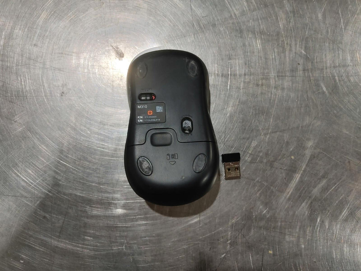 Logitech M310 Wireless USB Mouse Black - Fair