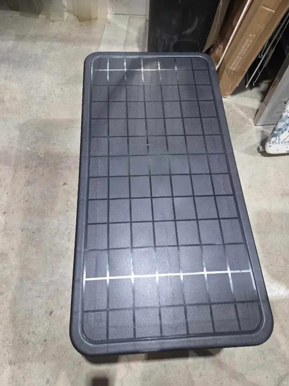 Black 4ft Folding Table