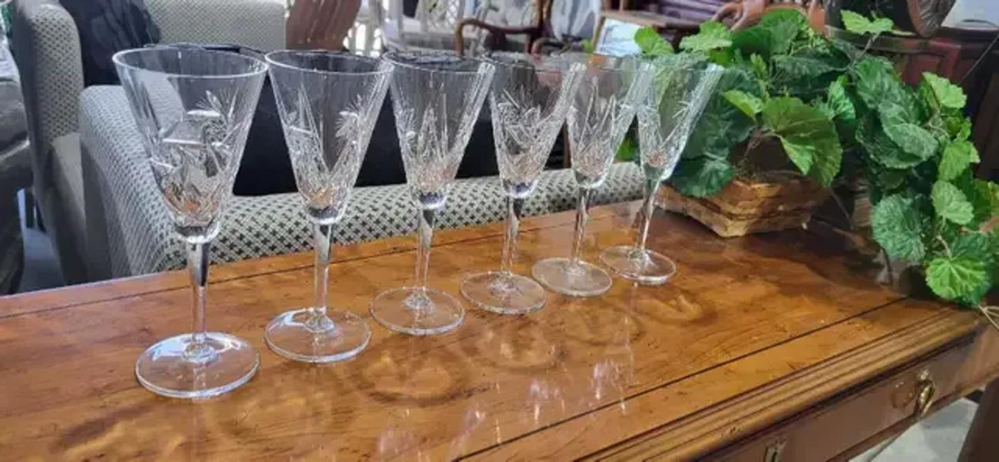 Waterford Crystal Champagne Flutes - 6 Available