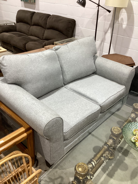 Grey loveseat