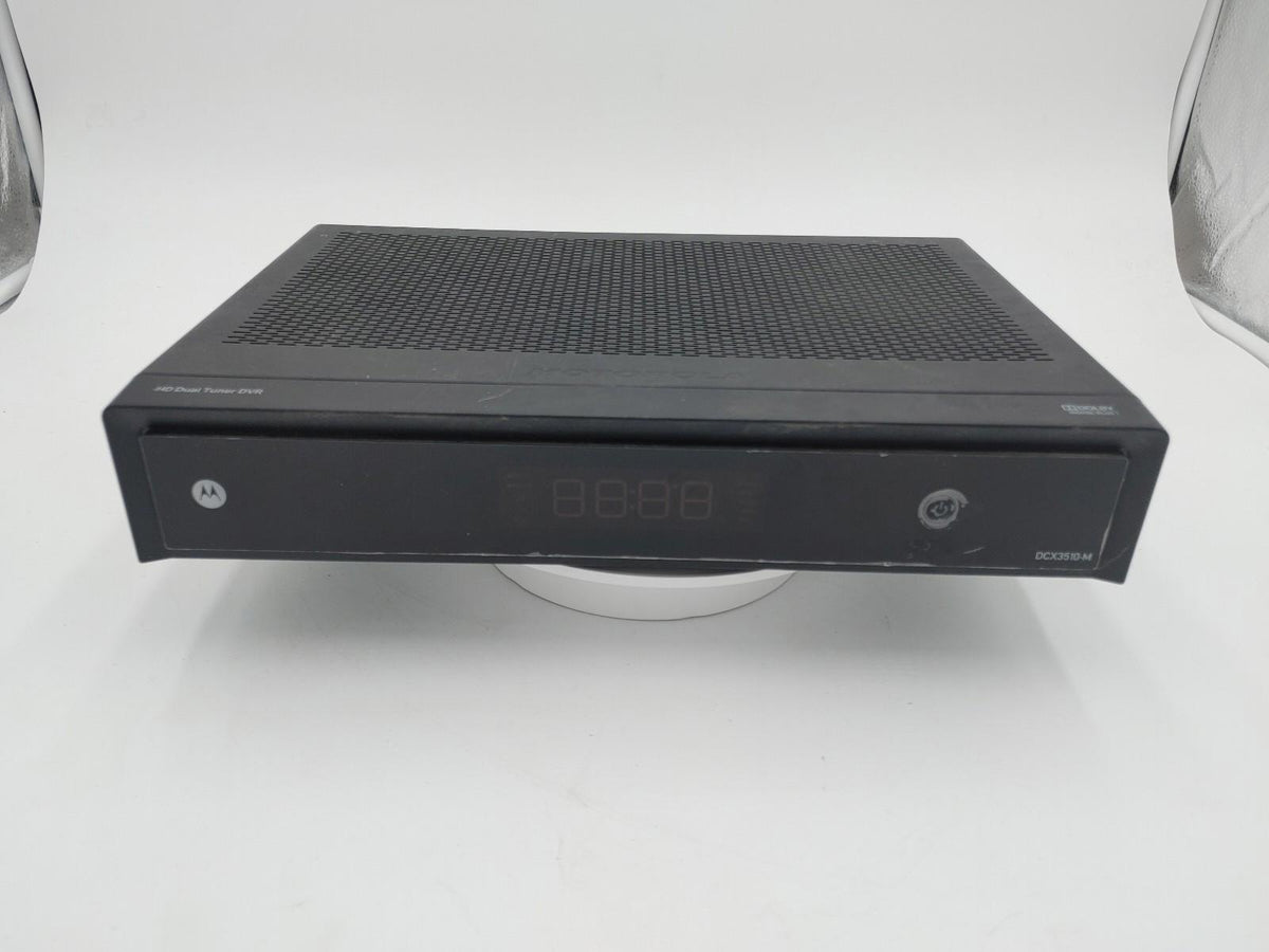 Good Condition Motorola HD Dual Tuner DVR Set-Top Box DCX3510/F080/032/500 w/PSU