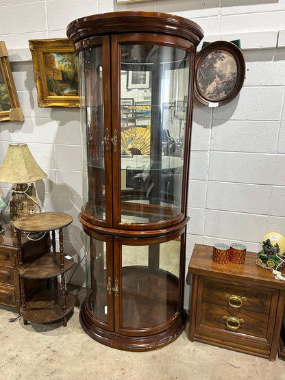 Half Moon Curio Cabinet