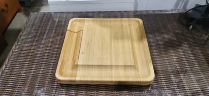 Bamboo Cheese Board with Utensil Set