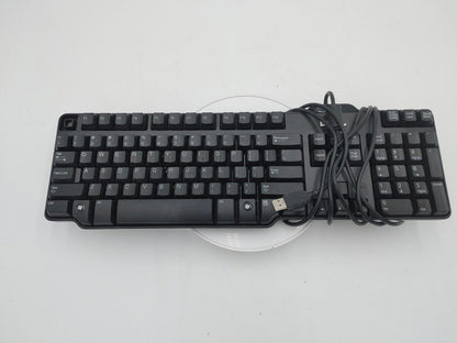 Good Condition Dell Wired USB Keyboard SK-8115 Black Tested Working