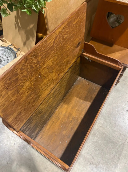 Wood Storage Bench